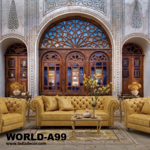 کاغذ دیواری سه بعدی سنتی ایرانی