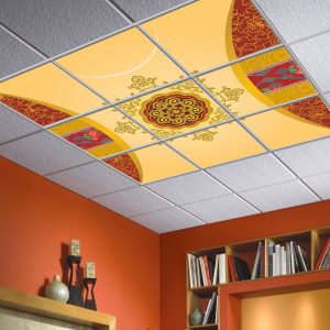 آسمان مجازی شمسه طرح اسلیمی 3x3-31